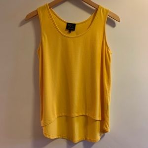 Bright Yellow Oversized Tank Top. Small.